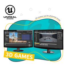 Unreal Engine 4. Игровой движок - КИБЕРшкола программирования для детей, компьютерные курсы для школьников, начинающих и подростков - KIBERone г. Липецк