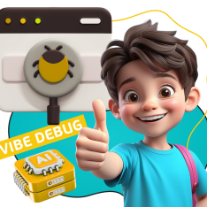 Тестирование & Vibe Debug. Охотники за багами - КИБЕРшкола программирования для детей, компьютерные курсы для школьников, начинающих и подростков - KIBERone г. Липецк