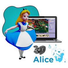 Alice 3d - КИБЕРшкола программирования для детей, компьютерные курсы для школьников, начинающих и подростков - KIBERone г. Липецк