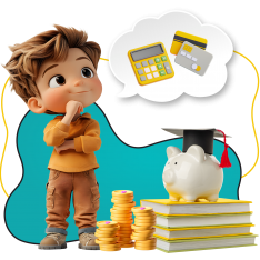 Финансовый интеллект вместе KIBERone - КИБЕРшкола программирования для детей, компьютерные курсы для школьников, начинающих и подростков - KIBERone г. Липецк